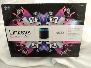 Linksys N600 Smart WLAN Router EA2700 B Dual Band 300 + 300 - Bild 1 von 5