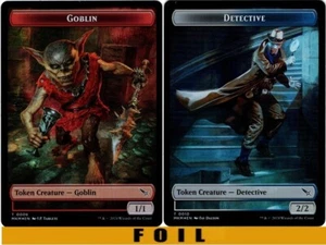 1x MTG - GOBLIN \\ DETECTIVETOKEN #06/10 - FOIL - Murders at Karlov Manor - Picture 1 of 1