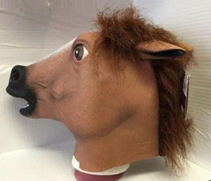 Wild Horse Animal Halloween Costume Mask - Picture 1 of 10