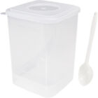 Snackbehälter Set mit Deckel & Löffel - luftdichte Kunststoffbox-ME