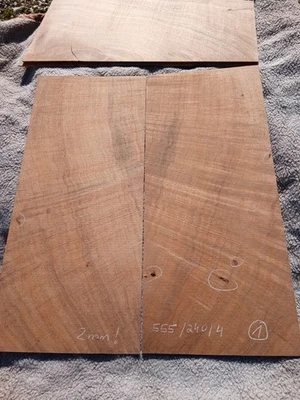 Hawaiian Koa, Ukulele, Electric Guitar, Deep Flamed, 30+ years old - Image 1 of 4