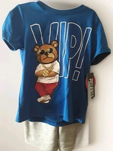 Rebel Revival - Youth Boys 2pc Short Set. Size 4. Brand New - Picture 1 of 5