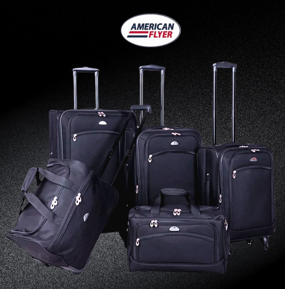 Juego de 5 piezas de equipaje/maleta giratoria AMERICAN FLYER South West Collection Foto 1 de 4