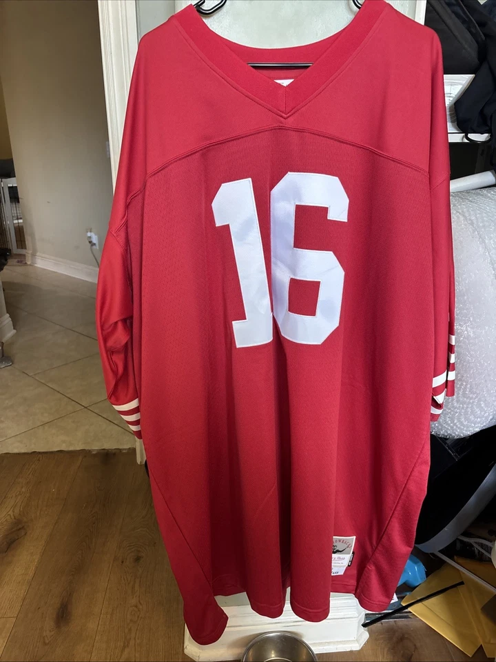 Camiseta deportiva Mitchell & Ness NFL para hombre 49ers Joe Montana 1990 réplica Legacy 5XL 64 Foto 1 de 4