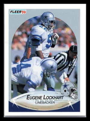 1990 Fleer #391 Eugene Lockhart Dallas Cowboys - Image 1 of 2