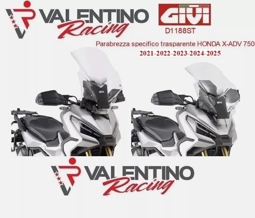 CUPOLINO SPOILER PARABREZZA GIVI HONDA X ADV 750 2021 2022 2023 2024 2025 D1188S - Immagine 1 di 1