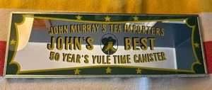 VTG John Murray’s Tea Sign Retro Classic Rare Mancave Home Decor Bar - Picture 1 of 3