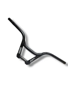 Old School Bmx Haro Jackhammer Ryan Nyquist Pro Handlebars Bars 4130 Cromo Black - Picture 1 of 15