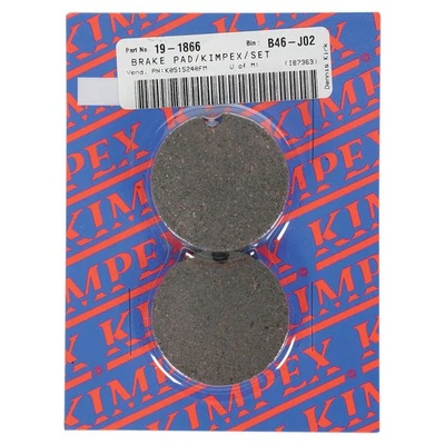 Pastillas de freno metálicas Kimpex para moto de nieve Arctic Cat Panther 370 2001-2008 Foto 1 de 2