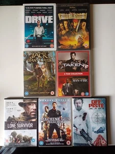 8x Action / Adv Film DVD Bundle - Drive, Off Piste, Taken, Pirates Etc (257) - Picture 1 of 15