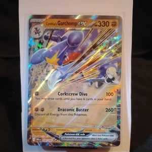Cynthia's GARCHOMP EX 104/182 Sv10: Destined Rivals Full Art Pokemon TCG ⭐⭐Rare - Picture 1 of 2