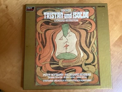 WAGNER Tristan und Isolde LEONARD BERNSTEIN ED1 PHILIPS STEREO 5LP Box - Image 1 of 3