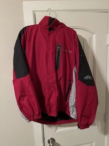 Free Country FCXtreme Giacca da Neve Uomo L Parka con Cappuccio Snowboard Sci Rosso - Foto 1 di 9