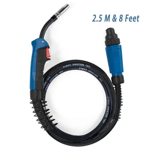 MB15-AK MIG/MAG Welder Torch Gun 2.5M/3M/5M Air Cooled Euro Connector Metal Work - Picture 1 of 8