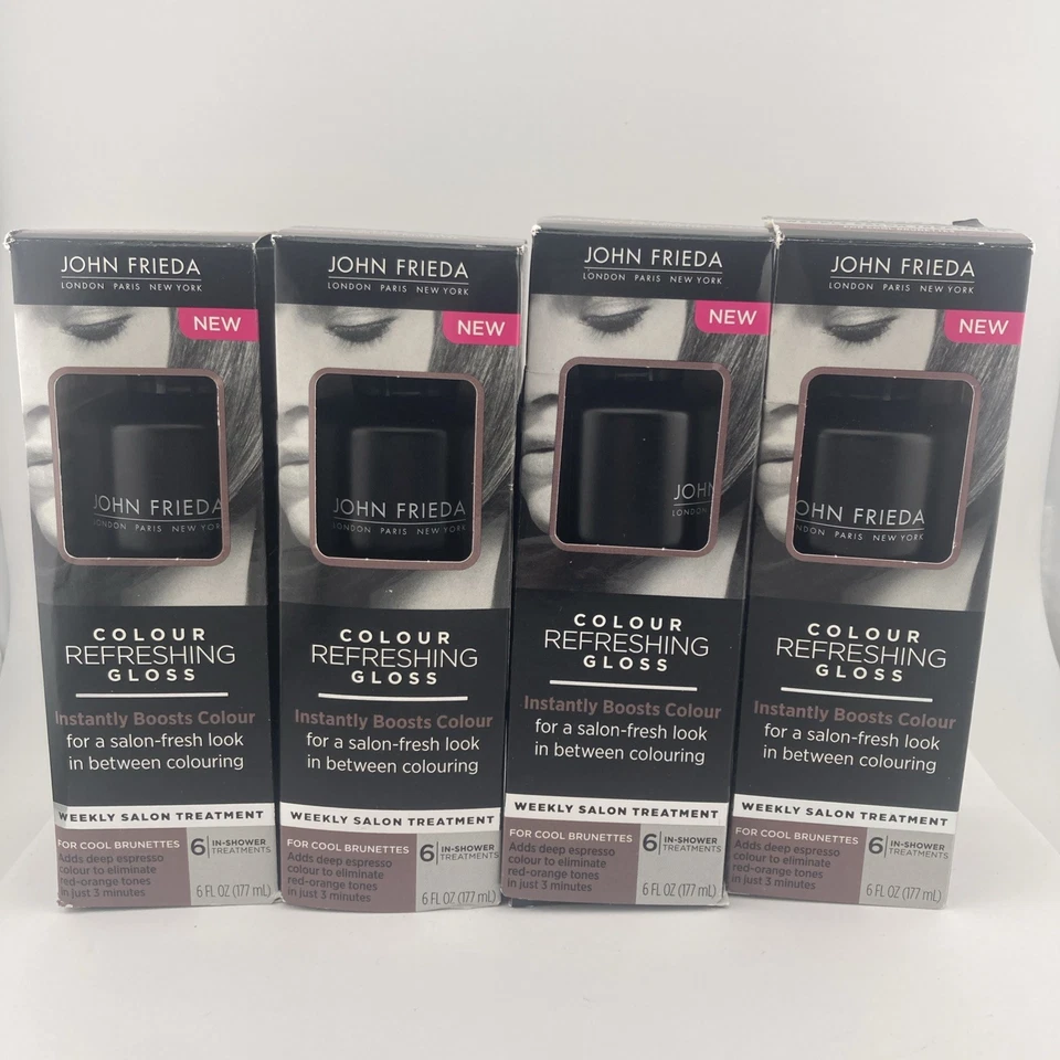 4) John Frieda Color Refrescante Brillo Genial Morenas DESCONTINUADO Color Foto 1 de 4