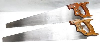 SET OF DISSTON D-23 HAND SAWS - Hand Sharpened - Image 1 of 4