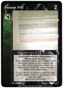 Poison Pill Keepers of Tradition V:TES VTES Vampire CCG - Picture 1 of 1