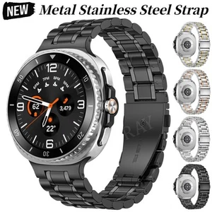 Correa de reloj de metal de acero inoxidable para reloj Samsung Galaxy 8/8 clásico 46 mm - Imagen 1 de 19