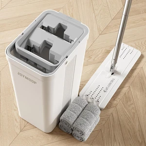 Mop and Bucket Set with Wringer, Flat Mops for Floor Cleaning, Wall Mop Cleaner - Picture 1 of 11