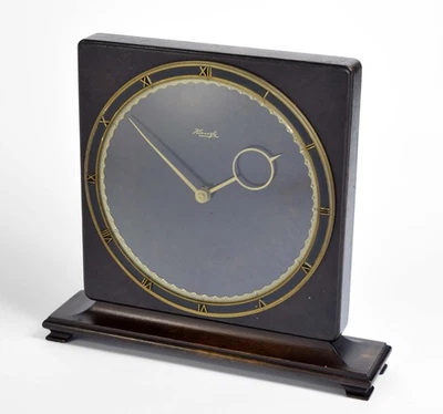 Designklassiker elegante KIENZLE Tischuhr Holz 8 - Tage Bauhaus Art Déco Möller - Bild 1 von 4