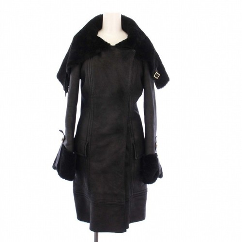 Gucci Mouton cappotto capospalla lungo 40 nero kh usato24c9de81a2e18c243a6b8827d