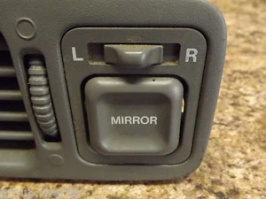 OEM 97-01 USDM Honda CRV CR-V dash power mirror direction control switch gray FL - Picture 1 of 6