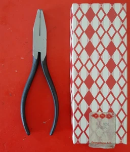 NOS NEW UTICA Tools USA No. 20 Flat Nose Pliers U-TI-CA 20-6 6" with box - Picture 1 of 21