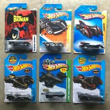 Hot Wheels BATMAN - Lot -B- of (6) BatMobile's - Various HW Releases 2009 - 2013