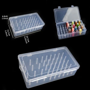 42 Spool Sewing Bobbin Thread Storage Box Plastic Case Holder Tailor Sewing Tool - Picture 1 of 12