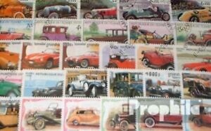 motivos 100 diferentes oldtimer coches sellos