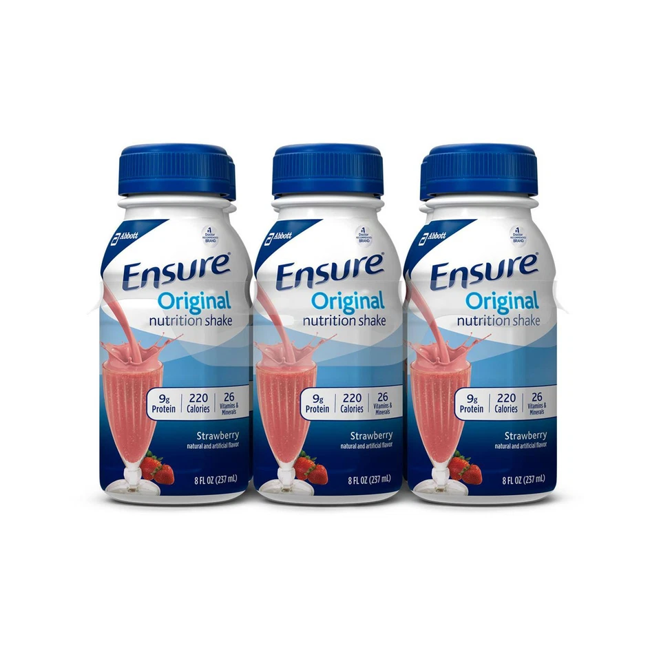 Ensure Original Nutrition Shake Strawberry 8 FL Oz (pack of 6)