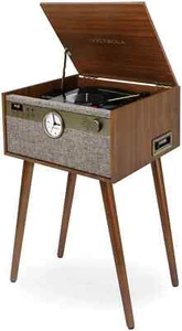 Victrola - Century Signature+ 6-in-1 Music Center - WALNUT - Picture 1 of 14