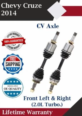 Nuevos ejes CV delanteros OE para Chevy Cruze 2014 2,0 L Turbo garantía de por vida Foto 1 de 4