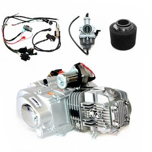 150cc 3+1 Semi Auto Engine + Wiring Kit + Carb Motor QUAD DIRT BIKE ATV BUGGY - Picture 1 of 13