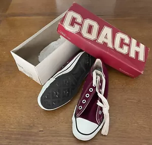 Converse Coach 1975 lona marrón para hombre 2-9006 talla 3 nuevo de lote antiguo - Imagen 1 de 17