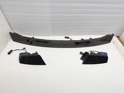 P503141 2013-2020 Lincoln MKZ Tail Light Set BLACK PAINTED LH + RH + CENTER OEM - Image 1 of 4