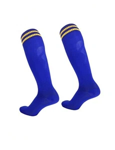 Children’s Knee High Sports Socks Soccer Baseball Softball Youth 8-12 Royal Blue - Picture 1 of 10