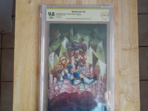WONDERLAND #50 ISLANDER CMCS EXCLUSIVE "VIRGIN" CVR CBCS 9.8 GIARDINA/MOS SIG ! - Picture 1 of 4