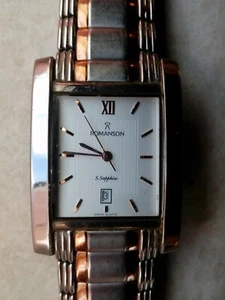 Armbanduhr "Romanson" Swiss 23K teilweise vergoldet 3 - Bild 1 von 5
