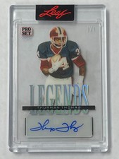 Thurman Thomas 2023 Leaf Pro Set Pure No.L-TT1 1/1 Autograph Single Card