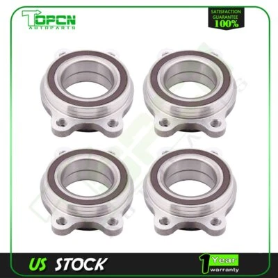 4 piezas para Audi S4 S5 S6 S7 con ABS cojinete de cubo de rueda delantero y trasero izquierdo + derecho Foto 1 de 4