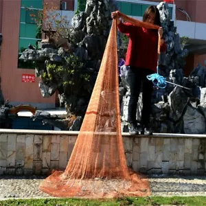 Ataraya para la Pesca Tradicional a Mano Red de Pesca Hecha a Mano con Platinas - Imagen 1 de 12