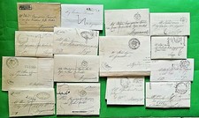 LL39-STATO PONTIFICIO-LOTTO 15 PREFILATELICHE CON CONTENUTO