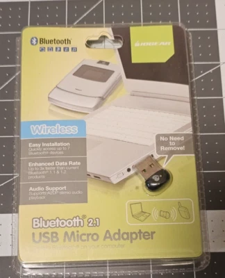 New IOGEAR BLUETOOTH 2.1 USB MICRO ADAPTER GBU421 GBU 421 GBU421WM F5-2 - Image 1 of 2