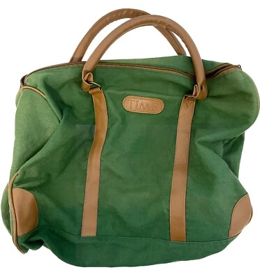 Bolso de Lona Ligero Promocional Revista Time De Colección con Cierre de Cremallera Foto 1 de 4