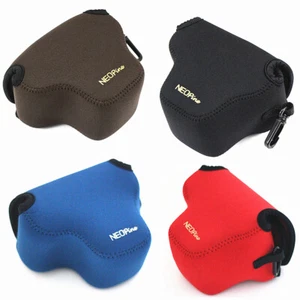 Custodia interna morbida in neoprene custodia fotocamera per Canon EOS M50 II con obiettivo 15-45 mm - Foto 1 di 13