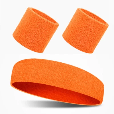 Спортивная повязка на голову повязка на запястье для взрослых впитывающая влагу спортивная ткань - Изображение 1 из 4