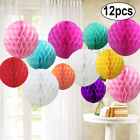 Time To Sparkle 12 Mixed Sizes Paper Honeycomb Balls Tissue Wedding Party Decor