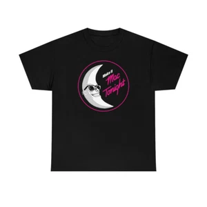 T-Shirt Schwarz Mac Tonight Nachdruck (weißes und magentafarbenes Logo) - Bild 1 von 5
