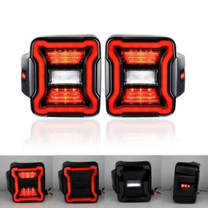 Luces traseras LED ahumadas señal de giro inversa de freno para Jeep Wrangler JL 2018-2021 - Imagen 1 de 12